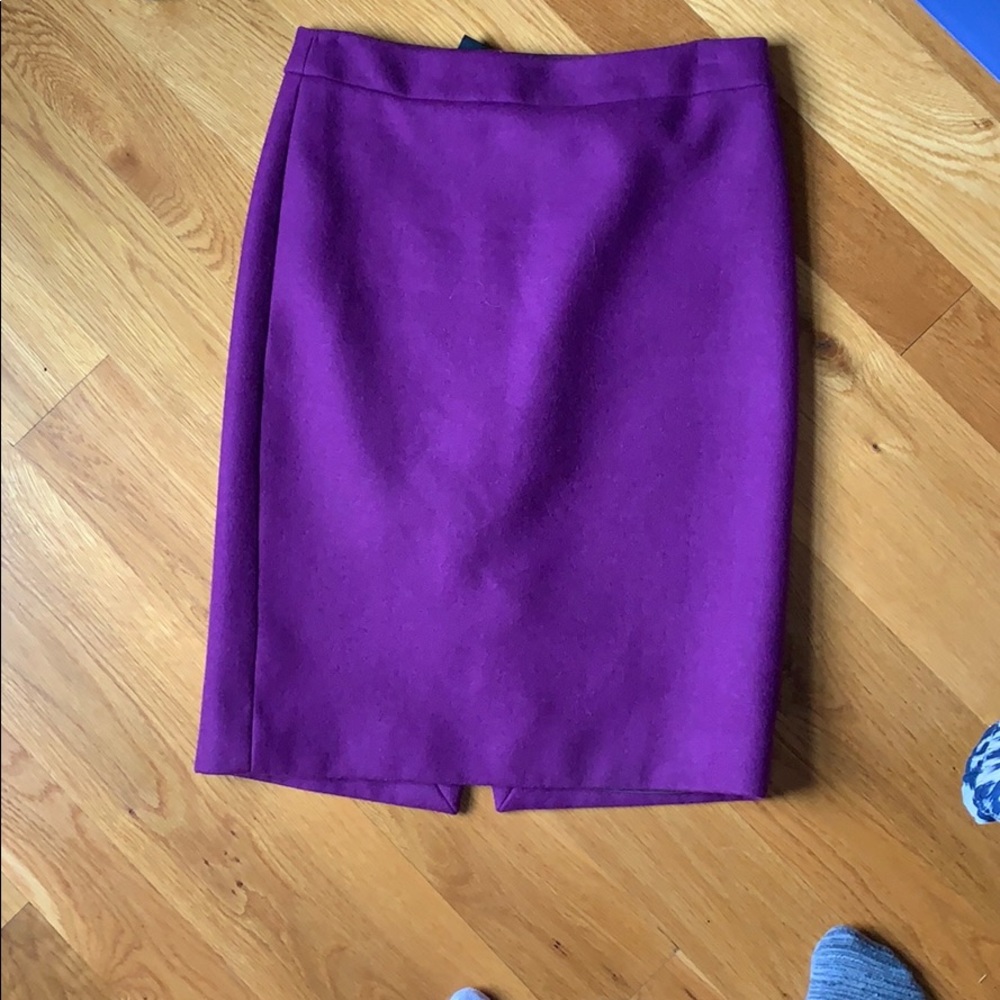 JCREW pencil skirt magenta